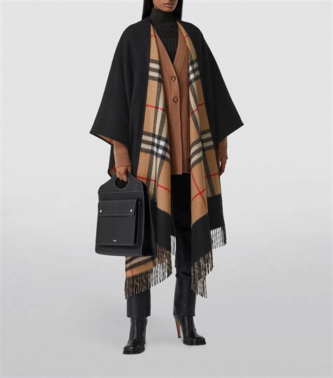 décolleté burberry|burberry cashmere cape coat.